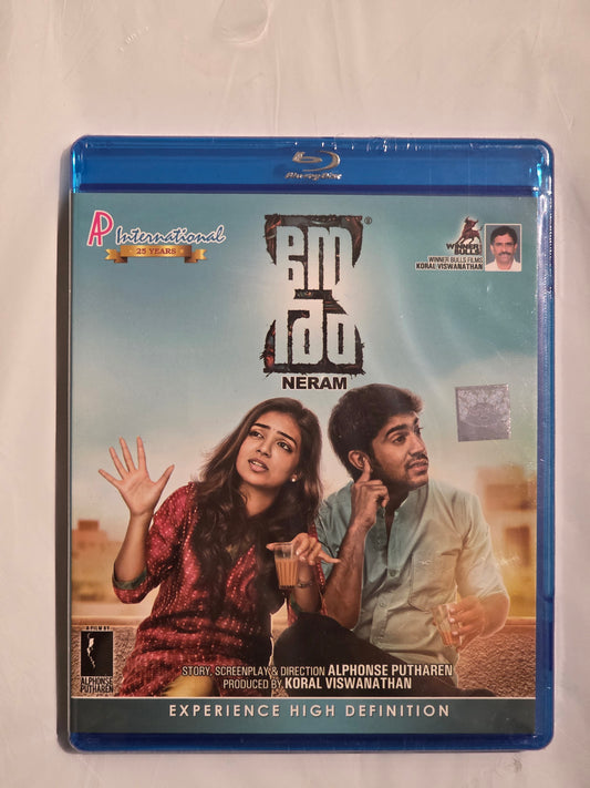 NERAM (Malayalam) – Blu‑ray Disc – Region Free – DTS‑HD 5.1 – English Subtitles – Directed by Alphonse Puthren – India (2013)