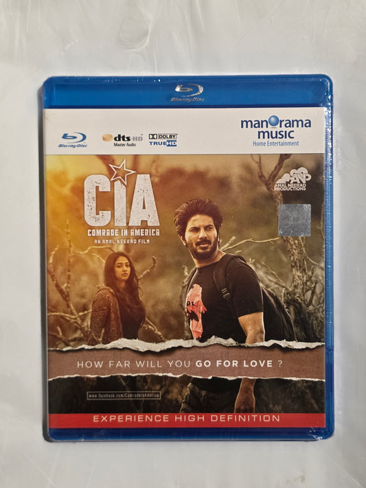 CIA: Comrade in America (Malayalam) – Blu‑ray Disc – Region Free – DTS‑HD 5.1 – English Subtitles – Directed by AMAL NEERAD – India (2017)