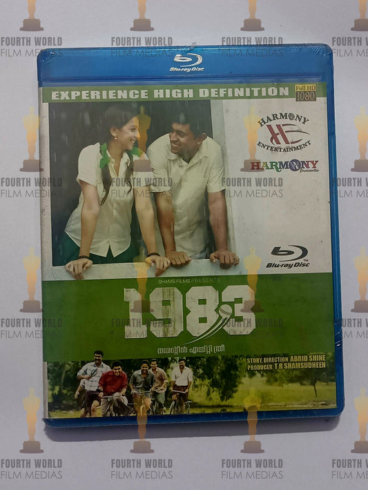 1983 (Malayalam) – RARE Blu‑ray Disc – Region Free – DTS‑HD 5.1 – English Subtitles – Directed by ABRID SHINE – India (2014)
